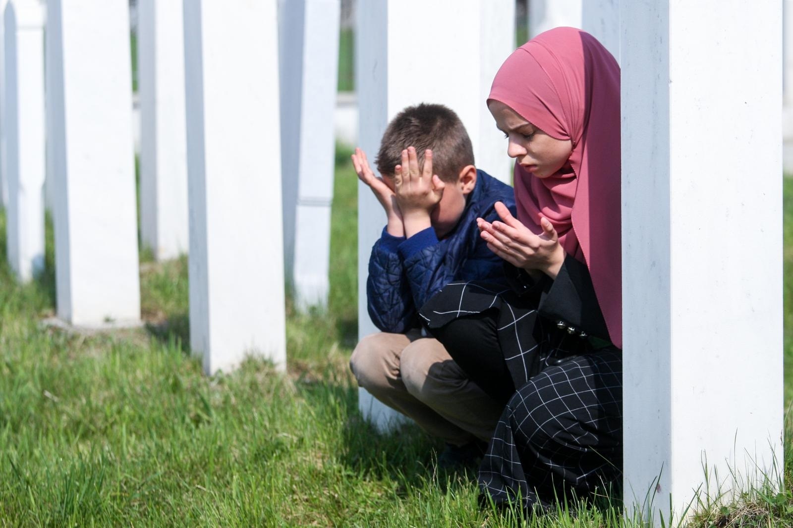 16.04.2019., Ahmici, Bosna i Hercegovina - 
Na danasnji dan obiljezava se 26. godisnjica zlocina u Ahmicima, srednjobosanskom selu u kojem su pripadnici Cetvrte bojne Vojne policije HVO-a i njezina postrojba za posebne namjene Jockeri 1993. godine pobile 116 civila, od kojih 32 zena i jedanaestoro djece.  Za zlocin u Ahmicima osudjeno je sest osoba.
Photo: Armin Durgut/PIXSELL