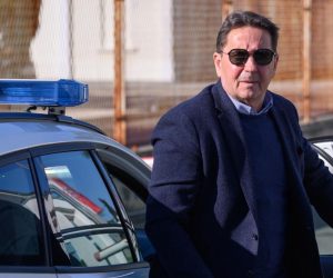 16.04.2021., Zadar - Stipe Petrina jutros je priveden temeljem dovedbenog naloga na Opcinski Sud u Zadru. 
Photo: Dino Stanin/PIXSELL