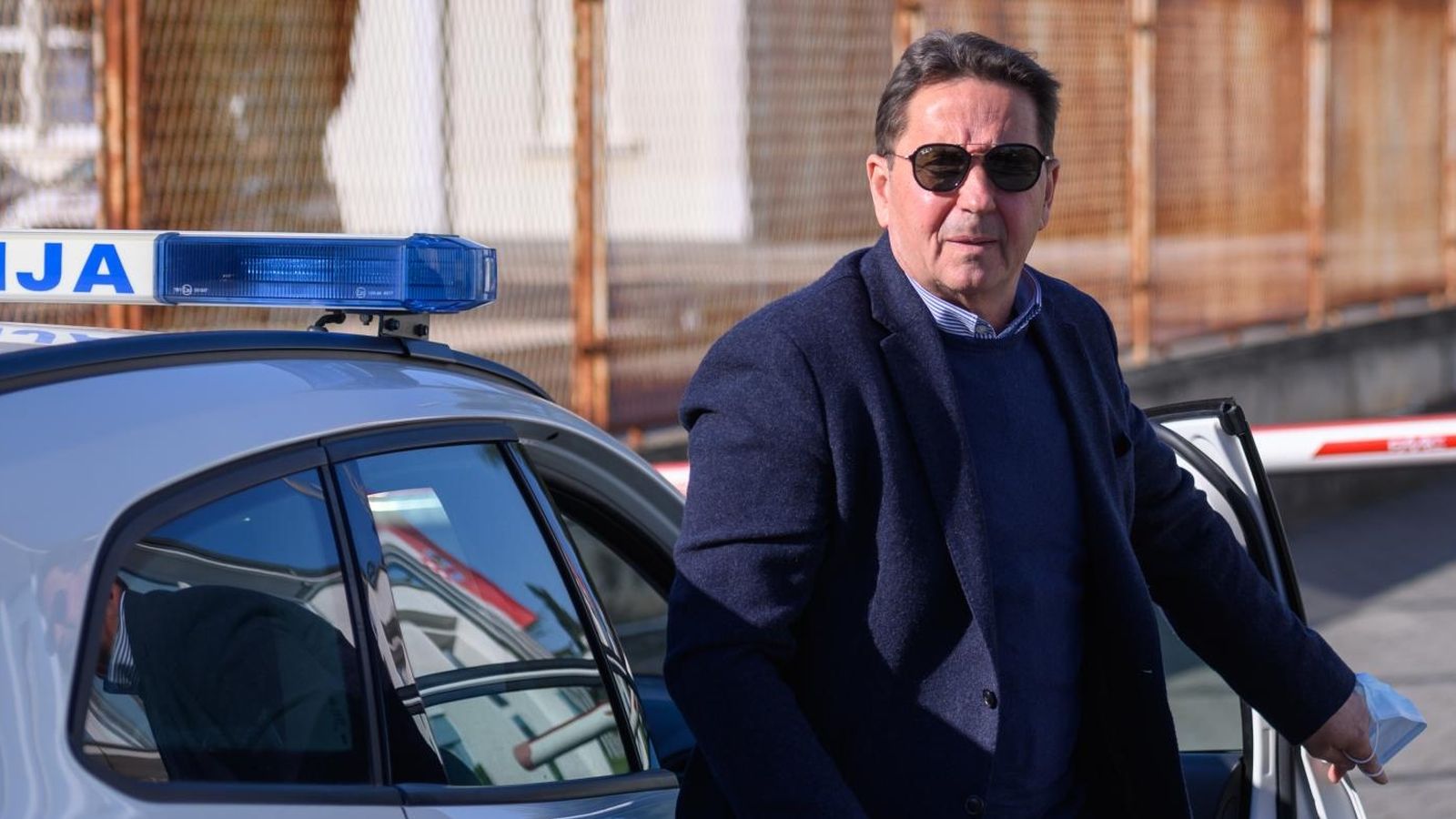 16.04.2021., Zadar - Stipe Petrina jutros je priveden temeljem dovedbenog naloga na Opcinski Sud u Zadru. 
Photo: Dino Stanin/PIXSELL
