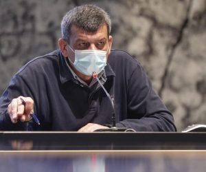 05.02.2021., Zagreb, konferencija za medije Stozera civilne zastite RH
Konferenciji su nazocili, ministar Vili Beros, ministar Davor Bozinovic, dr Bernard Kaic, prof.dr Alemka Markotic i prim Vera Katalinic Jankovic
Photo: Robert Anic/PIXSELL