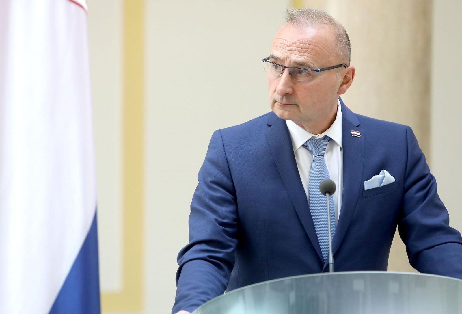 17.03.2021., Zagreb - Hrvatski ministar vanjskih poslova Gordan Grlic Radman sastao se s ceskim kolegom Tomasom Petricekom.
Photo: Patrik Macek/PIXSELL