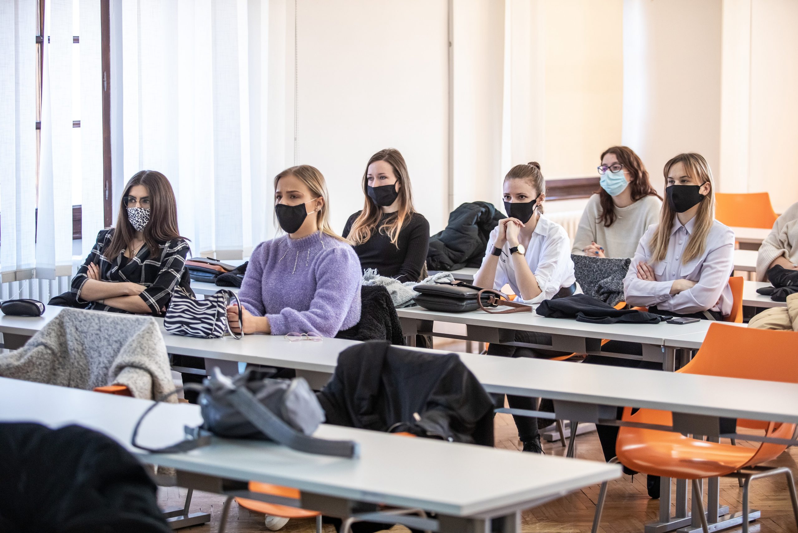 18.02.2021.,Osijek - Studenti akademije koji pohadjaju modul Dizajn digitalnih interakcija. Photo: Davor Javorovic/PIXSELL