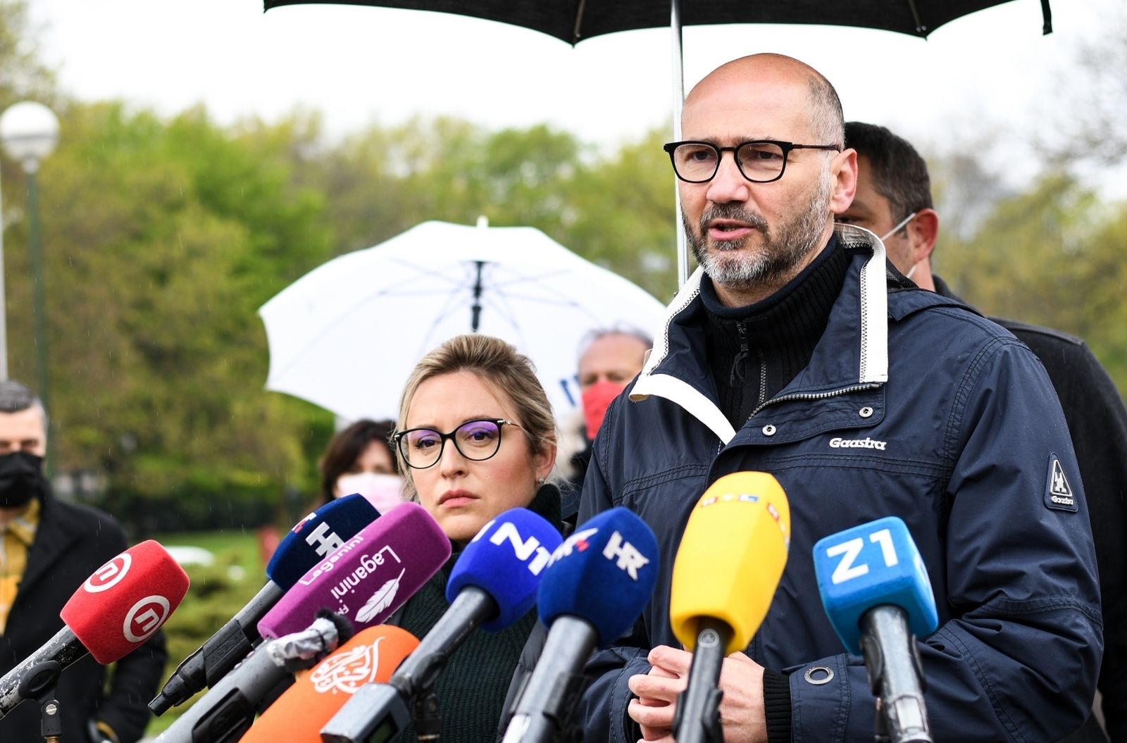 18.04.2021., Zagreb - Konferencija za medije kandidata za zagrebackog gradoncelnika Joska Klisovica
Photo: Zoe Sarlija/PIXSELL
