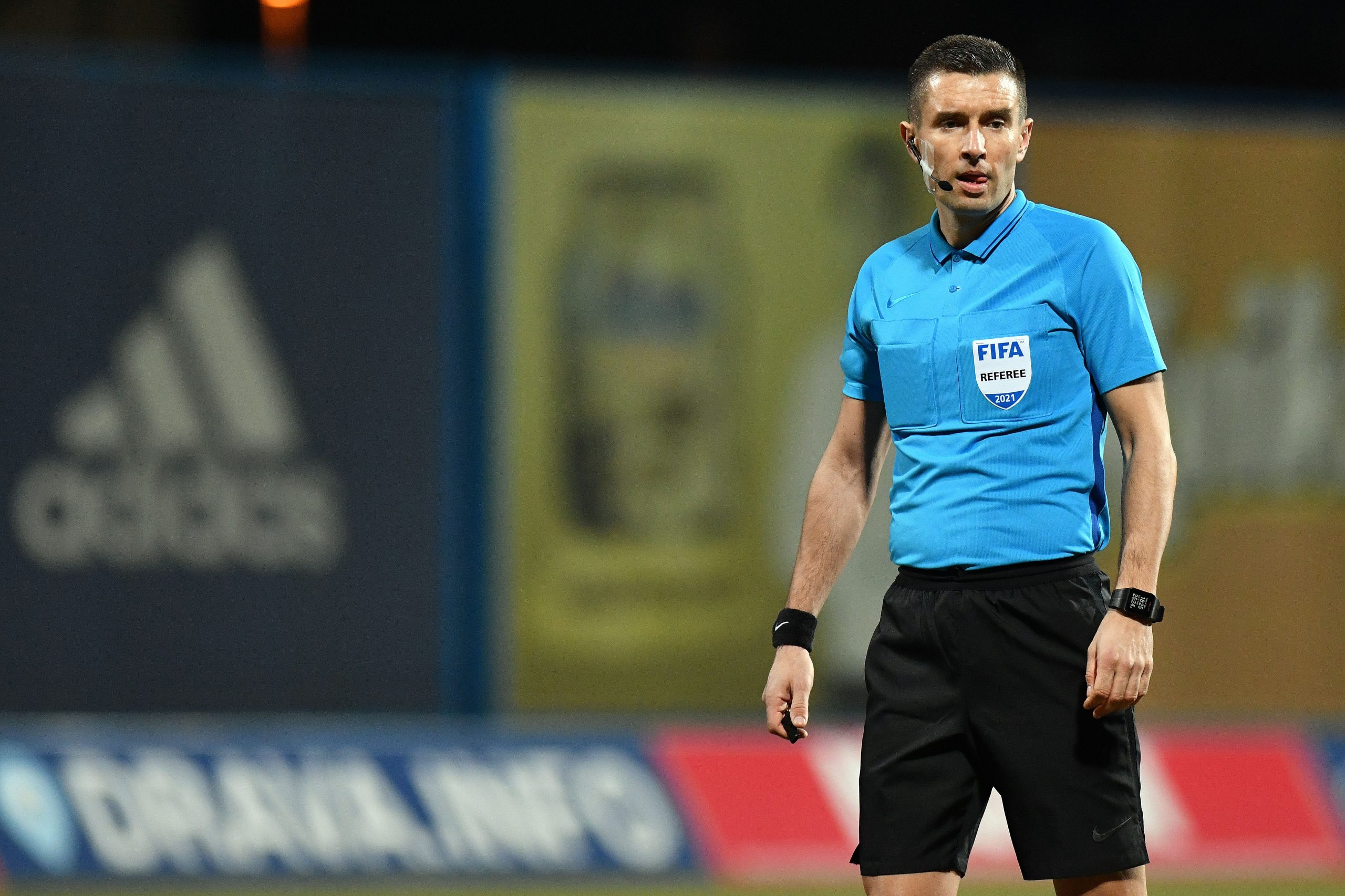 19.02.2021., Gradski stadion Ivan Kusek Apas, Koprivnica - Hrvatski Telekom Prva liga, 22. kolo, NK Slaven Belupo - HNK Sibenik. Sudac  Mario Zebec Photo: Vjeran Zganec Rogulja/PIXSELL