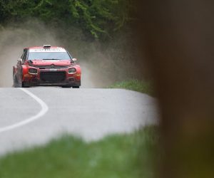19.04.2021., Laz Bistricki - Norvezani Mads Ostberg i Torstein Eriksen pripremaju se za pocetak WRC Croatia rally 2021. koji se odrzava od 22. do 25 travnja. Photo: Matija Habljak/PIXSELL