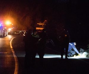 19.04.2021., Cavle - Na drzavno cesti D3 izmedju Svilnog i Cavala prometna nesreca dvaju vozila. Jedna osoba poginula je na mjestu nesrece, dvije osobe su ozlijedjene. Photo: Nel PavleticPIXSELL