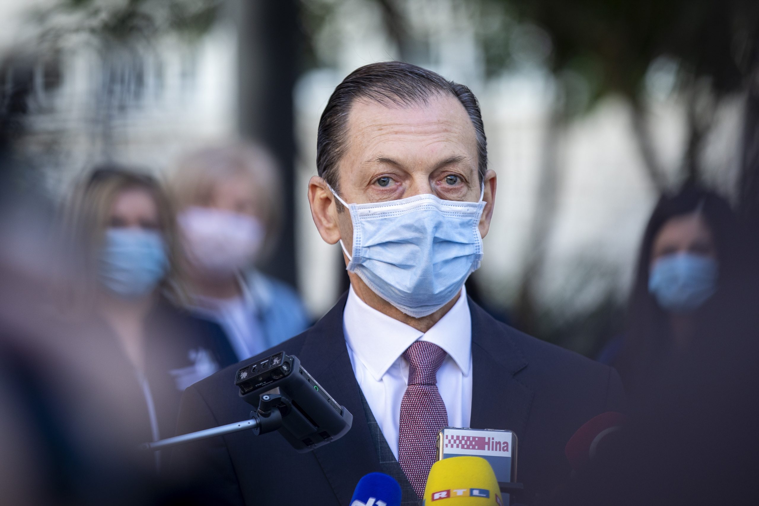 18.12.2020., Split - Konferencija za medije povodom izvrsavanja prvog operacijskog zahvata transplatacije roznice na Klinici za ocne bolesti KBC-a Split.
ravnatelj KBC Split Julije Mestrovic
Photo: Miroslav Lelas/PIXSEL