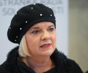 20.01.2020., Klub Stranke rada i solidarnosti, Zagreb - Okrugli stol "Stanje u privatnim domovima - Prijedlog uvodjenja strucnog nadzora nad radom domova za starije i nemocne te obiteljskih domova u privatnom vlasnisvu". Zvjezdana Bogdanovic. Photo: Marko Prpic/PIXSELL