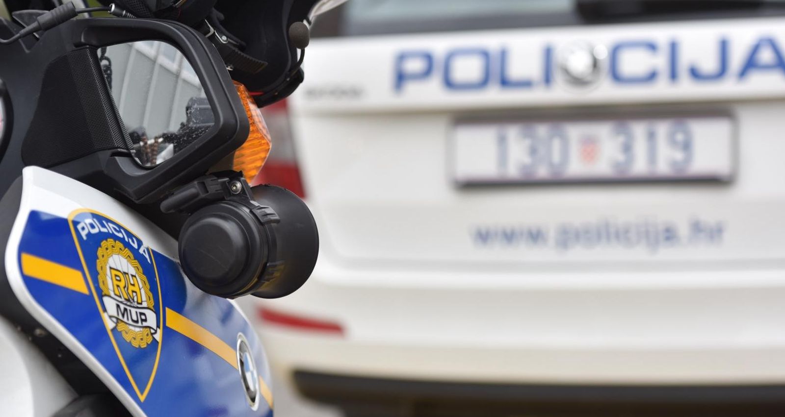 20.03.2017., Sibenik -
Policijske oznake na sluzbenim vozilima.
Photo: Hrvoje Jelavic/PIXSELL