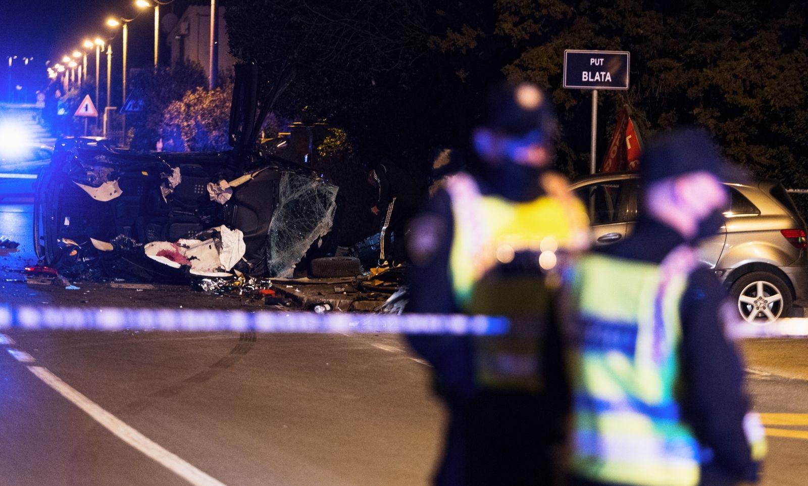 20.04.2021., Kozino - Prometna nesreca u Kozinu u kojoj je bilo smrtno stradalih. Photo: Marko Dimic/PIXSELL