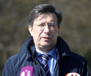 21.03.2021., Zagreb, Sveta Klara - Kandidat za gradonacelnika grada Zagreba i predsjednik GO Grada Zagreba Hrvatske narodne stranke - liberalnih demokrata Zeljko Uhlir, odrzao konferenciju za medije.
Photo: Marin Tironi/PIXSELL