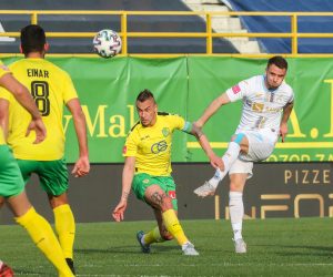 21.04.2021., stadion Aldo Drosina, Pula - Hrvatski Telekom Prva liga, 30. kolo, NK Istra 1961 - HNK Rijeka. Slavko Blagojevic, Robert Muric Photo: Srecko Niketic/PIXSELL