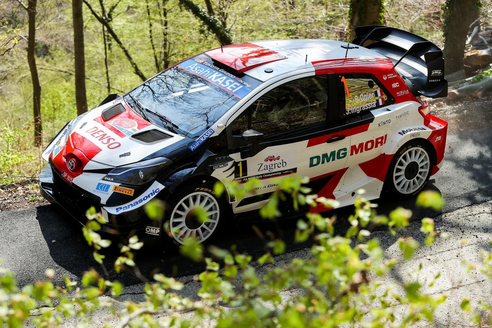 22.04.2021., Zagreb - Prvi dan WRC Croatia Rally 2021, shakedown od Gornjeg Luksica do Prilaza Kraljicinom zdencu. TOYOTA GAZOO RACING WRT, Sebastien OGIER i Julien INGRASSIA. 
Photo: Luka Stanzl/PIXSELL