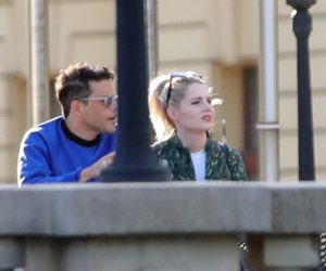 21.04.2021., Zagreb - Poznati glumac Oscarovac Rami Maleka uziva u Hrvatskoj s djevojkom Lucy Boynton koja je u Zagreb došla zbog snimanja britanske mini-serije The Ipcress File. Photo: Sanjin Strukic/PIXSELL