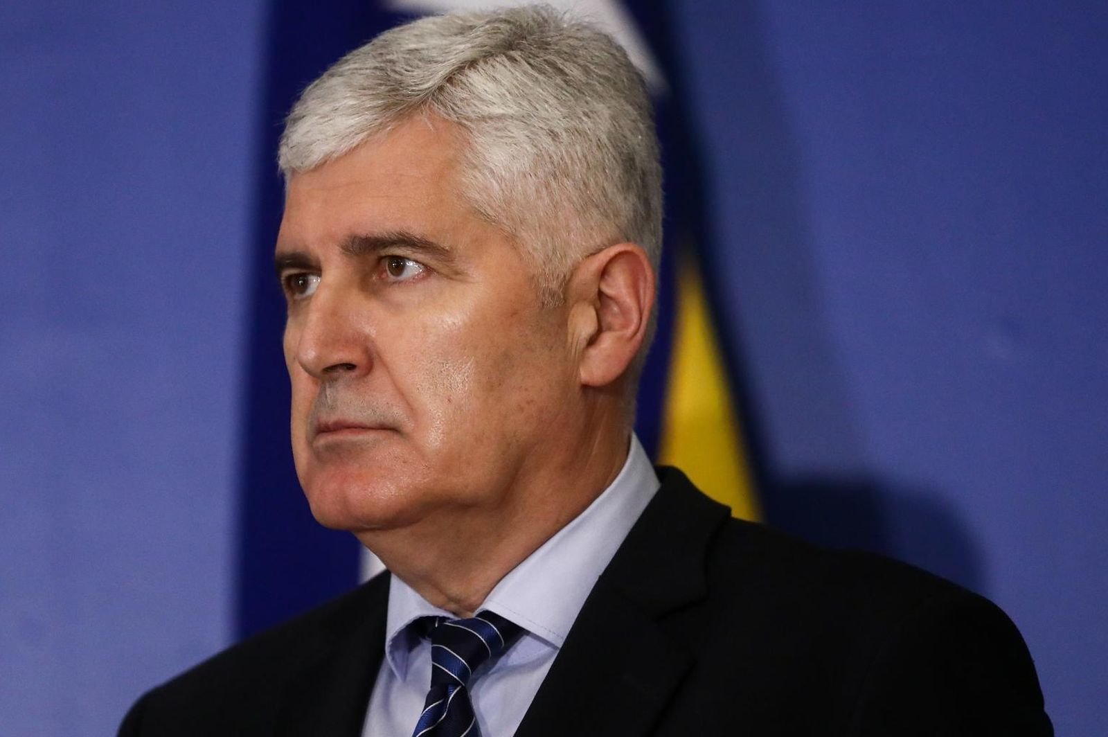 23.02.2021., Sarajevo, Bosna i Hercegovina - Konferencija za medije predsjednika SDA Bakira Izetbegovica i predsjednika HDZ Dragana Covica. Dragan Covic
Photo: Armin Durgut/PIXSELL