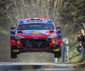 23.04.2021., Kostanjevac - Prvi dan WRC Croatia Rally 2021, SS2 od Kostanjevaca do Petrusevog Vrha. HYUNDAI SHELL MOBIS, Thierry NEUVILLE i Martijn WYDAEGHE.
Photo: Luka Stanzl/PIXSELL