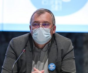23.4.2021., Zagreb - Konferencija za medije Nacionalnog stozera civilne zastite oko koronavirusa odrzana je u NSK. Krunoslav Capak. 
Photo: Goran Stanzl/PIXSELL