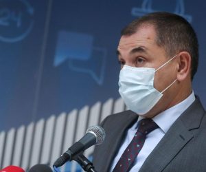 27.11.2020., Zagreb - Konferencija za medije  Stozera civilne zastite Grada Zagreba o aktualnoj situaciji u gradu s koronavirusom. Ivica Lovric.

Photo: Zeljko Lukunic/PIXSELL