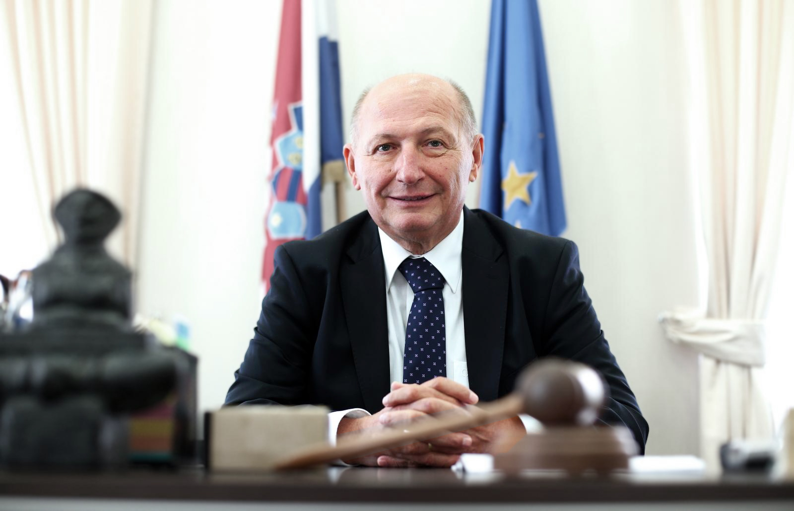28.09.2016., Zagreb - Miroslav Separovic predsjednik Ustavnog suda. 
Photo: Sanjin Strukic/PIXSELL