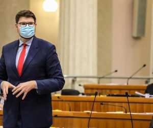 29.01.2021,Zagreb,Sabor - Nastavak 6. sjednice Sabora RH.Pedja Grbin
Photo: Jurica Galoic/PIXSELL