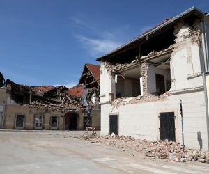 29.03.2021. Petrinja - Centar grada tri mjeseca nakon razornog potresa. Photo: Edina Zuko/PIXSELL