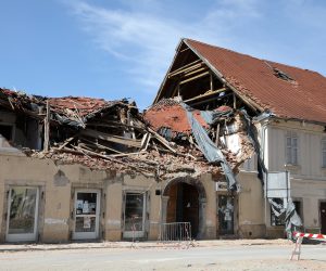 29.03.2021. Petrinja - Centar grada tri mjeseca nakon razornog potresa. Photo: Edina Zuko/PIXSELL