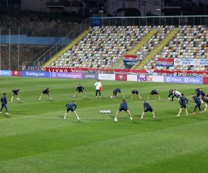 29.03.2021., Rijeka - Trening hrvatske nogometne reprezentacije na stadionu HNK Rijeka na Rujevici uoci sutrasnje kvalifikacijske utakmice za Svjetsko prvenstvo u Katru 2022. godine protiv Malte. Photo: Goran Kovacic/PIXSELL