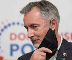 29.11.2020.,Split - Domovinski pokret Splitsko-dalmatinske zupanije odrzao Osnivacku skupstinu na kojoj je prisustvovao i potpredsjednik Sabora i predsjednik Domovinskog pokreta Miroslav Skoro. 
Photo:Ivo Cagalj/PIXSELL