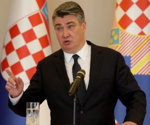 30.03.2021., Zagreb - Predsjednik Republike i vrhovni zapovjednik Oruzanih snaga RH, Zoran Milanovic, uprilicio je prijam u znak sjecanja na pogibiju Josipa Jovica, nakon cega je odrzao konferenciju za medije. Photo: Robert Anic/PIXSELL