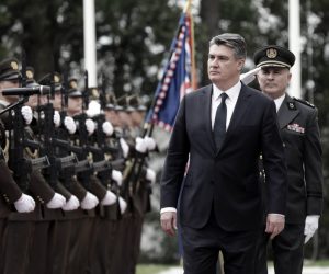 30.03.2021., Zagreb - Predsjednik Republike  i vrhovni zapovjednik Oruzanih snaga RH, Zoran Milanovic, uprilicio je prijam u znak sjecanja na pogibiju Josipa Jovica, prvog hrvatskog redarstvenika poginulog u Domovinskom ratu.  Photo: Robert Anic/PIXSELL
