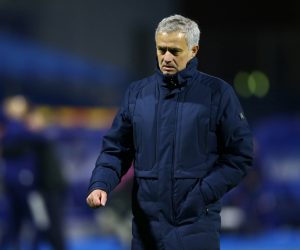 Europa League - Round of 16 Second Leg - Dinamo Zagreb v Tottenham Hotspur Soccer Football - Europa League - Round of 16 Second Leg - Dinamo Zagreb v Tottenham Hotspur - Stadion Maksimir, Zagreb, Croatia - March 18, 2021 Tottenham Hotspur manager Jose Mourinho looks dejected after the match REUTERS/Antonio Bronic     TPX IMAGES OF THE DAY ANTONIO BRONIC