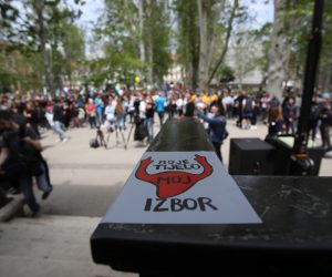Zagreb, 29.05.2021 - Inicijativa Hod za ivot, obitelj i Hrvatsku organizirala je esti po redu "Hod za ivot" u Zagrebu.Povorka se okupila na Trgu Republike Hrvatske, a Hod za ivot je zavrio na Zrinjevcu gdje je odran prigodan program.  foto HINA/ Damir SENÈAR/ ik