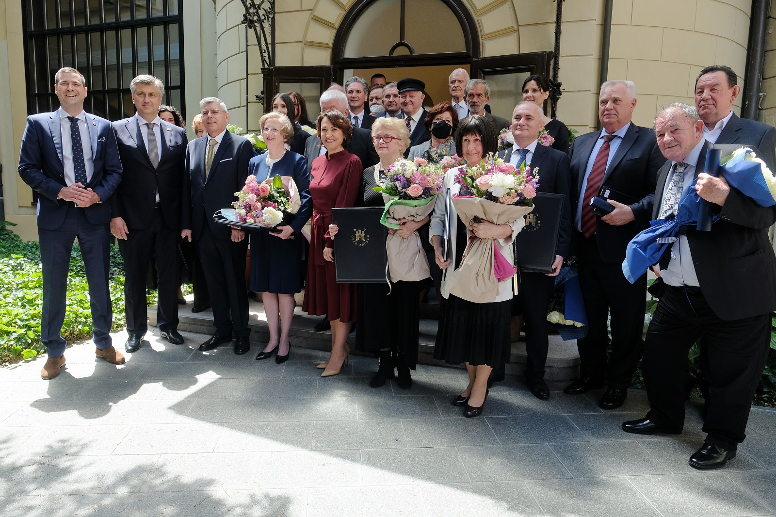 Zagreb, 31.05.2021 -  U povodu Dana Grada Zagreba održala se svečanost dodjele javnih priznanja Grada Zagreba. Dodijelila se Nagrada Grada Zagreba, Nagrada Zagrepčanka godine i Medalja Grada Zagreba.
foto HINA/ Edvard ŠUŠAK/ es