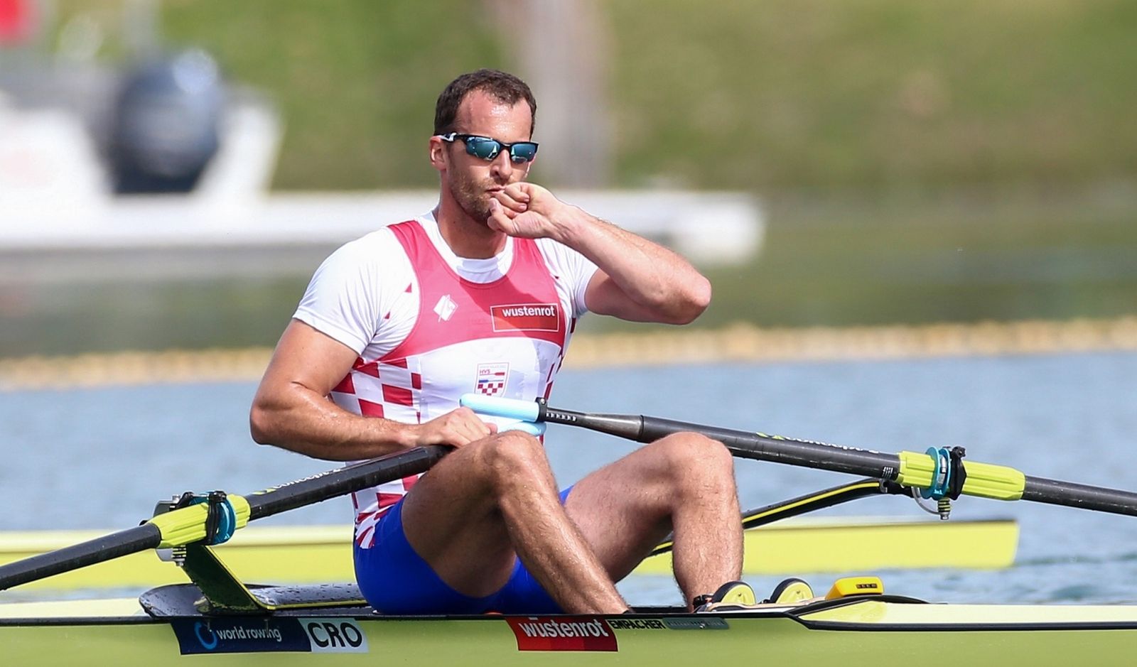 01.05.2021., Zagreb - Drugi dan Svjetskog veslackog kupa 2021.godine. Damir Martin  trećim mjestom izborio finale samaca. 
Photo: Matija Habljak/PIXSELL