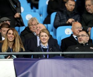 01.10.2019., stadion Etihad, Manchester, Engleska - UEFA Lige prvaka, skupina C, 2. kolo, Manchester City - GNK Dinamo. Vlatka Peras, Amra Peternel, Kresimir Antolic
Photo: Igor Kralj/PIXSELL