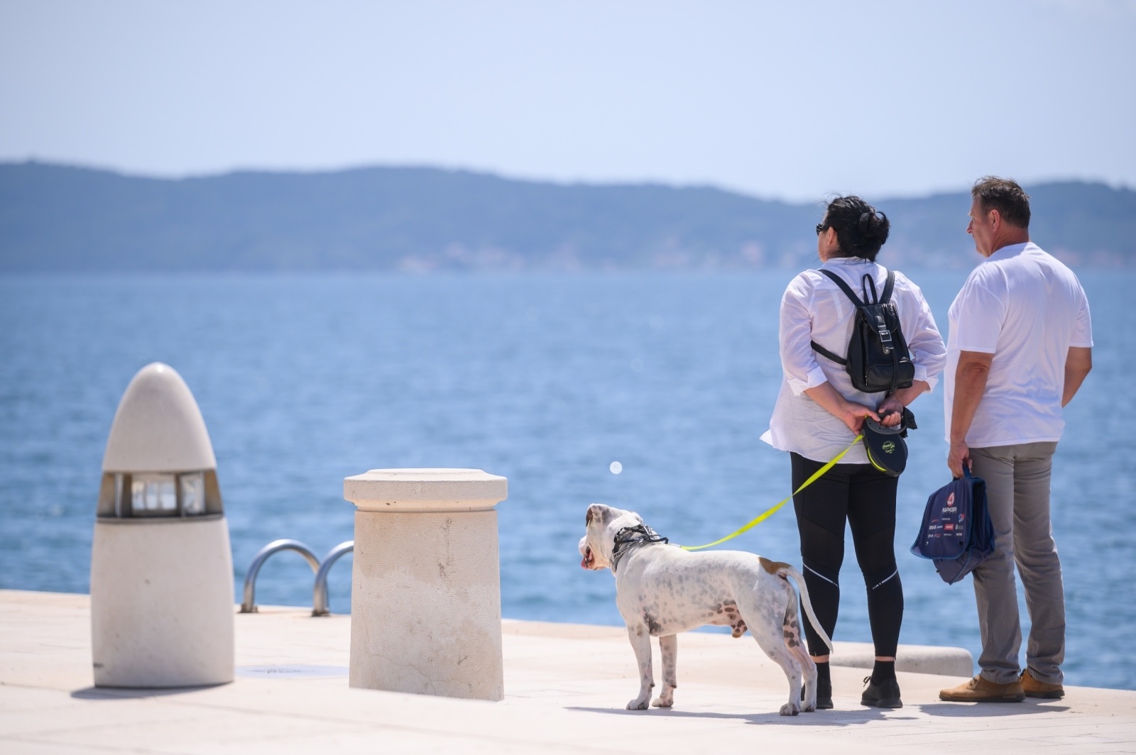 03.05.2021., Zadar - Iako su temperature tek pocele dosezati one proljetne, danas je na rivi vladala ljetna atmosfera. 
Photo: Dino Stanin/PIXSELL