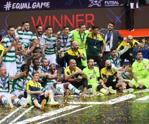 03.05.2021., dvorana Kresimir Cosic, Zadar - Zavrsni turnir UEFA Lige prvaka u futsalu, finale, Barca - Sporting CP. Photo: Marko Dimic/PIXSELL