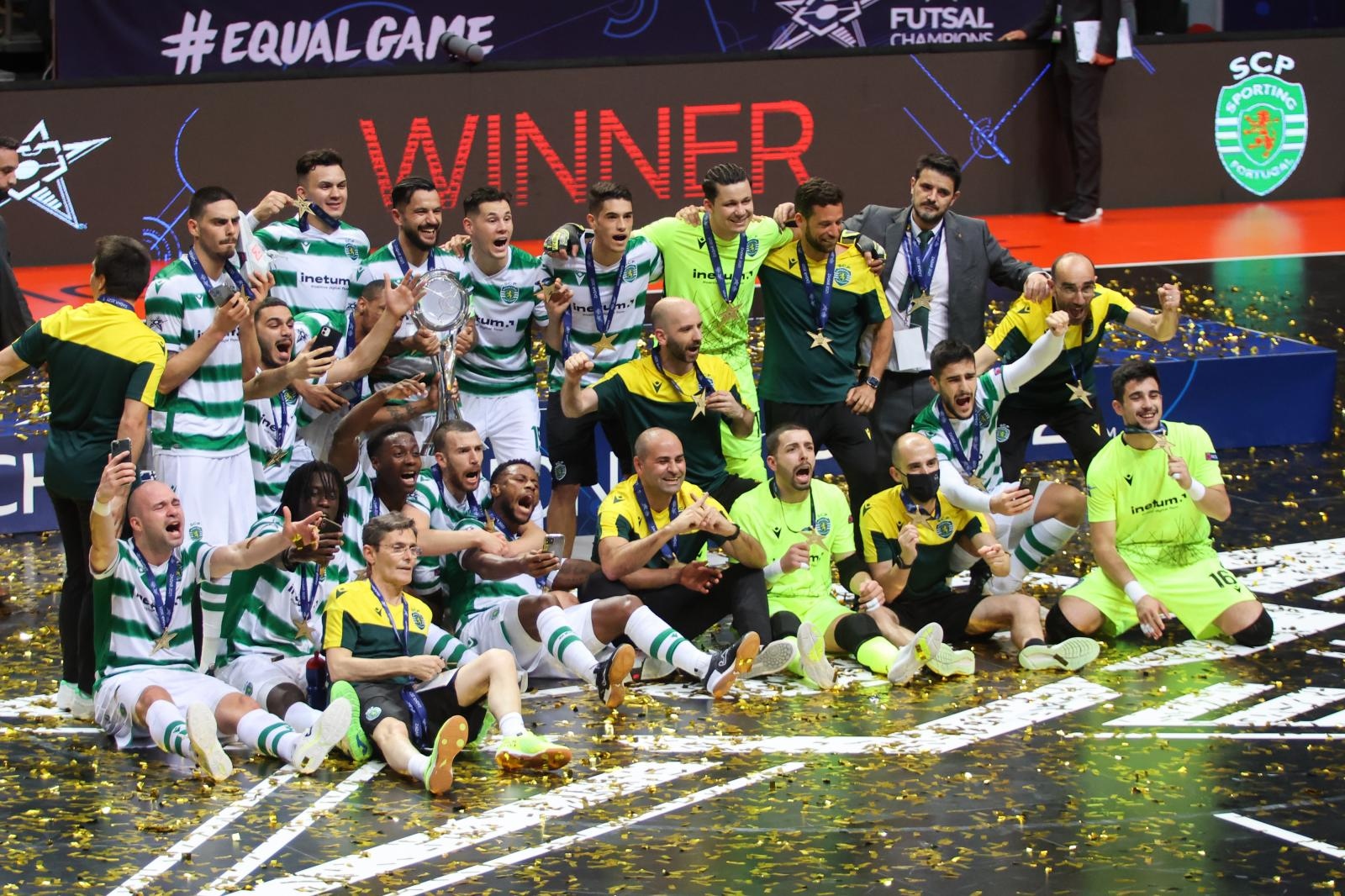 03.05.2021., dvorana Kresimir Cosic, Zadar - Zavrsni turnir UEFA Lige prvaka u futsalu, finale, Barca - Sporting CP. Photo: Marko Dimic/PIXSELL