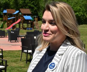 04.05.2021., Bukovlje/ Slavonski Brod - "Dozivi domace - istrazi ruralnu Hrvatsku" - naziv je kampanje koju je predstavila ministrica turizma i sporta Nikolina Brnjac. Ona je tom prigodom govorila o znacaju kampanje i vaznosti ruralnog turizma. Kampanja je predstavljena u mjestu Bukovlje, na lokaciji Eko-etno salasa Savus, a uz ostalo je o ciljevima kampanje i njenu provodjenju govorila i  voditeljica Udruge ruralnog turizma Hrvatske Aleksandra Kuratko Pani, te predstavnica Hrvatske turisticke zajednice Andreja Vukojevic.
Photo: Ivica Galovic/PIXSELL