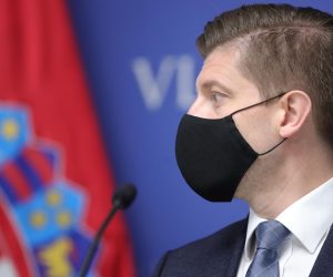 06.05.2021., Zagreb - Banski dvori. Potpredsjednik Vlade i ministar financija Zdravko Maric odrzao je konferenciju za medije o 
Nacionalnom planu oporavka i otpornosti. Photo: Sanjin Strukic/PIXSELL