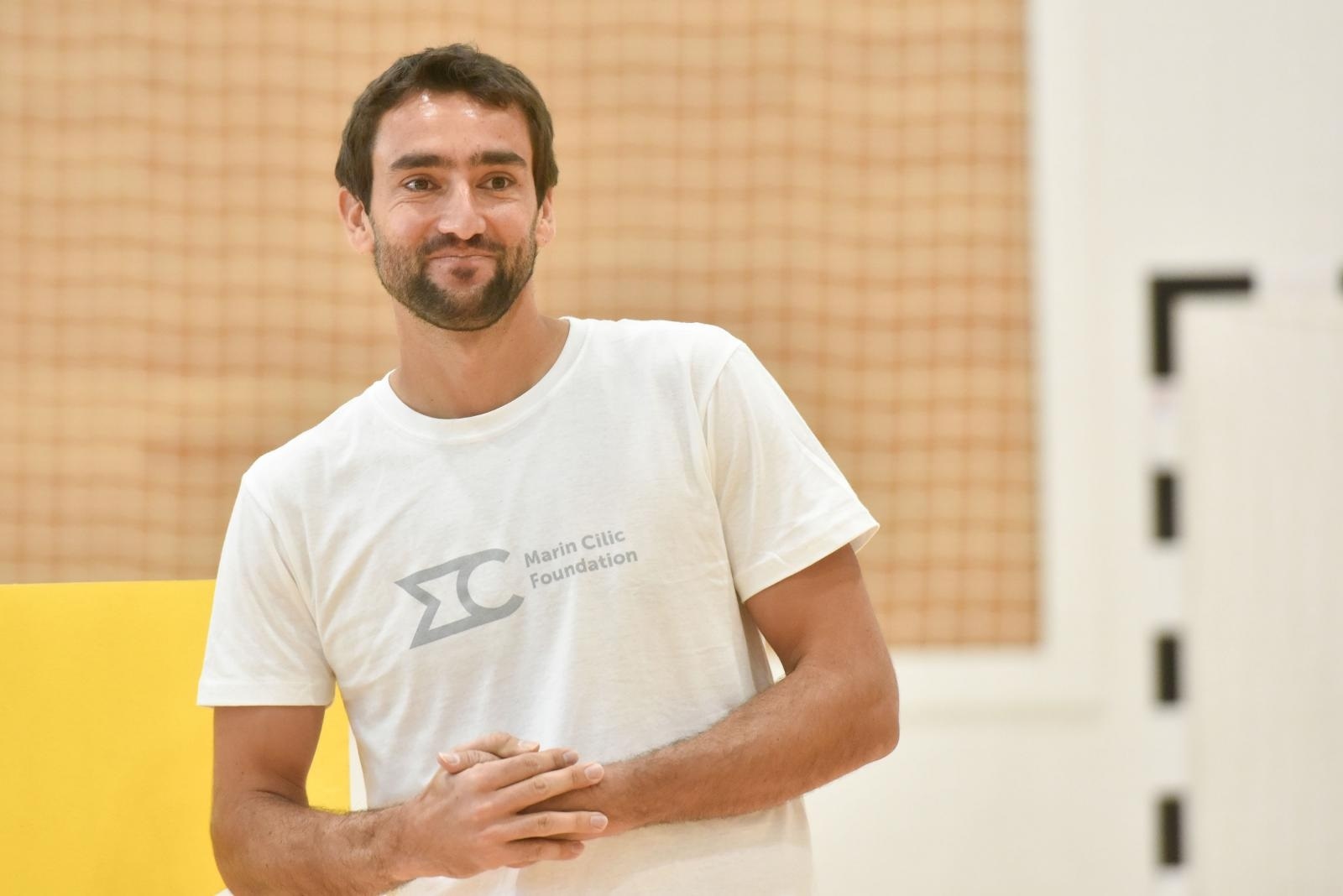 07.04.2021., Zagreb - Zaklada Marin Cilic danas je trecu godinu zaredom dodijelila stipendije klasicnim mladim glazbenicima i mladim sportasima, te donacije skolama. Photo: Davorin Visnjic/PIXSELL