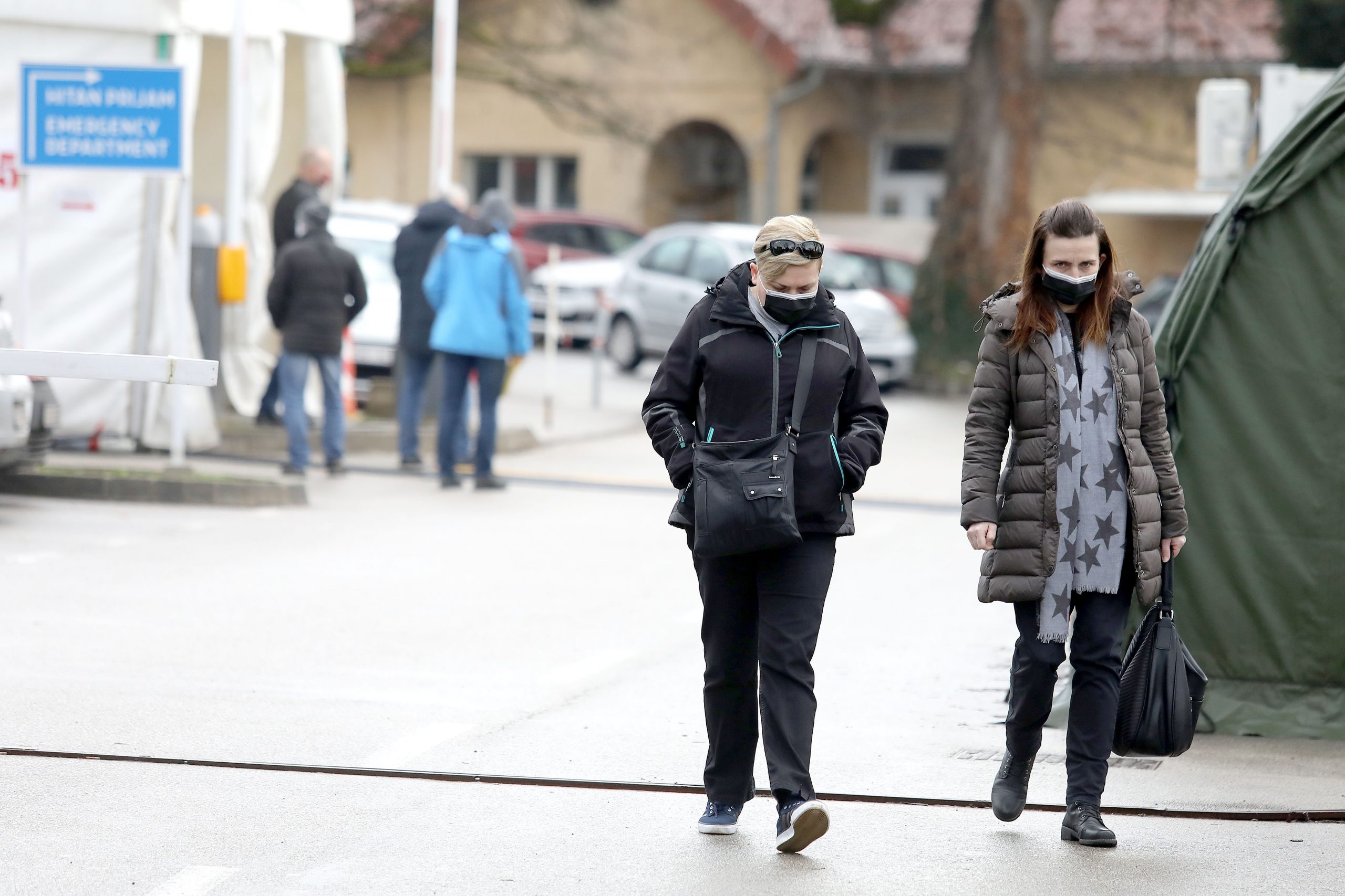 08.02.2021., Zagreb -Nastavni zavod Andrija Stampar i dalje svakodnevno provodi testiranja na koronavirus, ali su guzve znatno manje nego na vrhuncu drugog vala epidemije.
Photo: Patrik Macek/PIXSELL