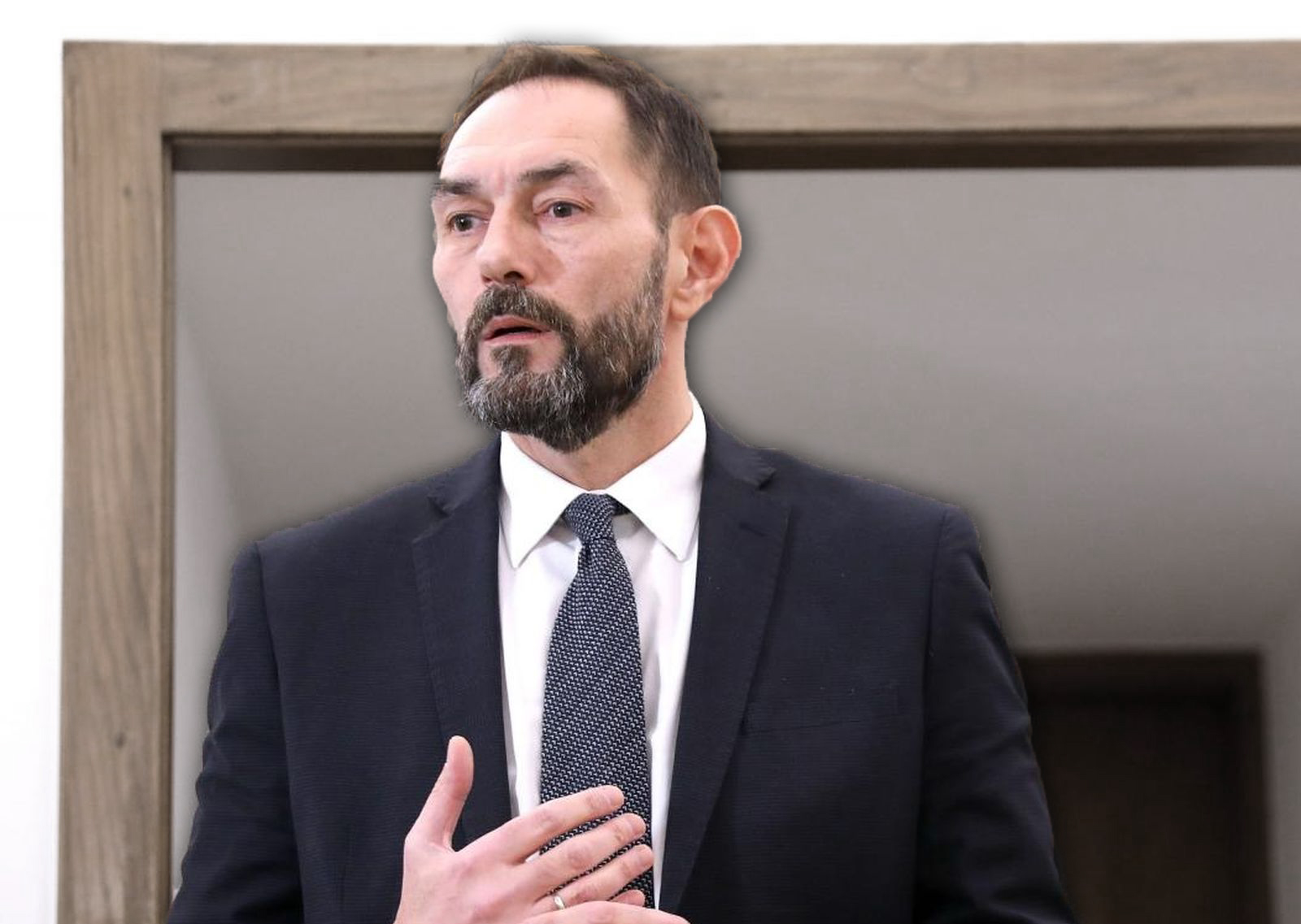09.12.2019., Zagreb - Glavni drzavni odvjetnik Drazen Jelenic dao je izjavu uoci radnog sastanka Nacionalnog vijeca za pracenje provedbe Strategije suzbijanja korupcije. Photo: Patrik Macek/PIXSELL