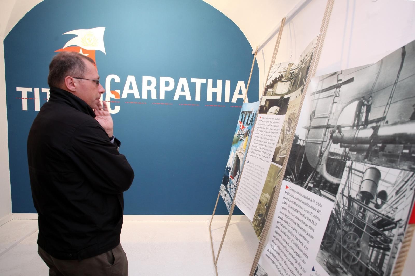 13.04.2012., Rijeka - Izlozba u Pomorskom i povijesnom muzeju Hrvatskog primorja povodom 100. godisnjice potonuca Titanika. 
Photo: Nel Pavletic/PIXSELL