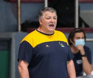 12.05.2021., SRC Mladost, Zagreb - Druga utakmica za prvaka Hrvatske u vaterpolu, HAVK Mladost - Jug Adriatic osiguranje. Trener HAVK Mladost Zoran Bajic.
Photo: Luka Stanzl/PIXSELL