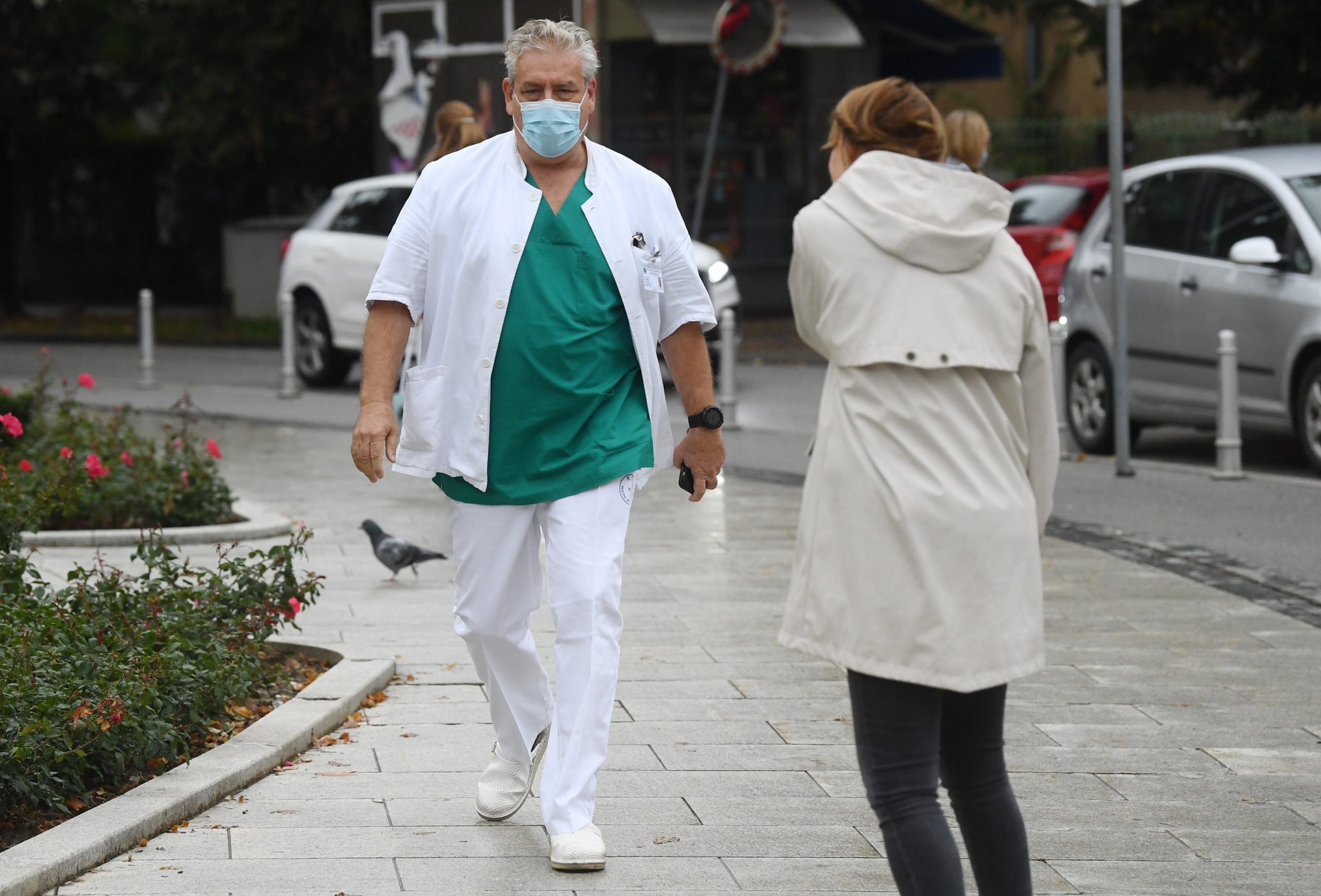 12.10.2020., Zagreb - Policajac koji je ozlijedjen u pucnjavi ispred zgrade Vlade u jutarnjim satima nalazi se  u Vinogradskoj  bolnici.Ravnatelj KBC Sestre milosrdnice Mario Zovak dao je izjavu za medije.
Photo: Marko Lukunic/PIXSELL