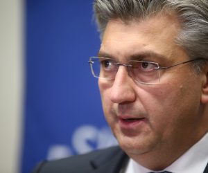 15.03.2021., Zagreb -  Izjava za medije nakon sjednica Predsjednistva i Nacionalnog vijeca HDZ-a. Andrej Plenkovic.
Photo: Matija Habljak/PIXSELL