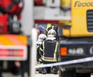 15.05.2021., Zagreb - Muskarac je preminuo nakon sto ga je u oko 13 sati zatrpala zemlja dok je kopao kanal. Na mjesto nesrece odmah su stigli vatrogasci i Hitna pomoc, ali nisu ga uspjeli spasiti. Photo: Luka Stanzl/PIXSELL
