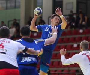 15.05.2021., SD Tresnjevka ( Kutija Sibica), Zagreb - Utakmica 3. kola Paket24 Premijer liga - Liga za prvaka izmedju RK PPD Zagreb i RK Porec. Nemanja Obradovic
Photo: Luka Stanzl/PIXSELL