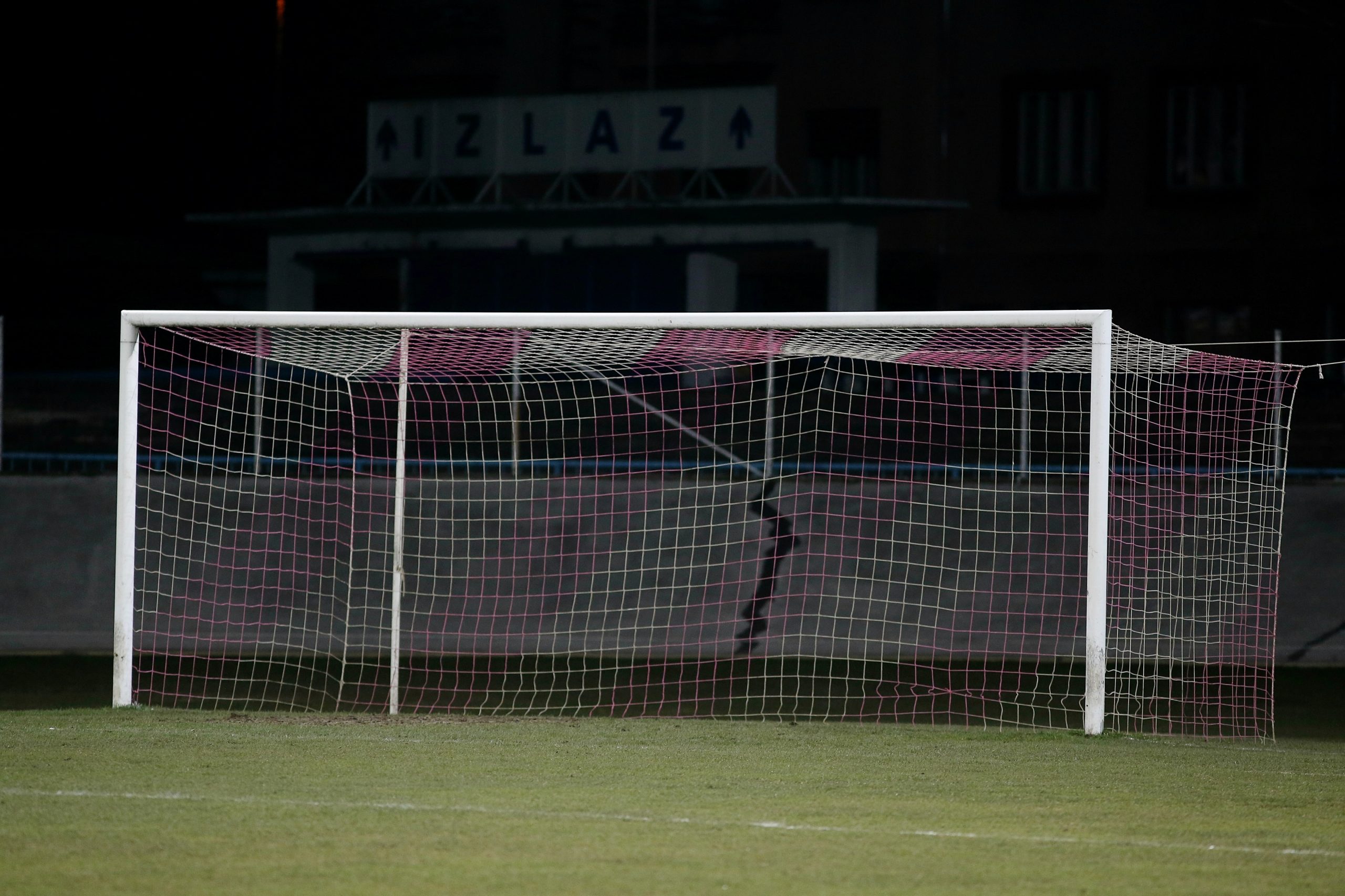 16.02.2018., Zagreb - Prazan gol na nogometnom stadionu u Kranjcevicevoj. 
Photo: Dalibor Urukalovic/PIXSELL